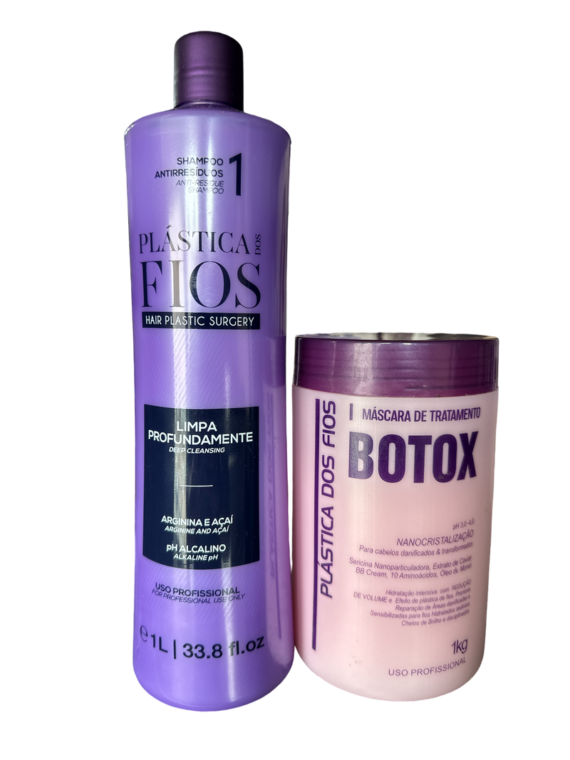 Plastica dos Fios Hair Hydrating Btox Treatment  Kit - Keratinbeauty