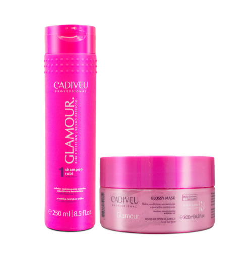 Cadiveu Professional Glamour Ruby Anti Frizz Treatment Kit - Keratinbeauty