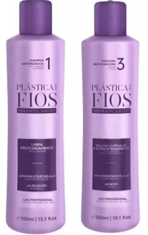 CADIVEU PLASTICA DOS FIOS INTENSE HAIR NURSING KIT 300ml - Keratinbeauty