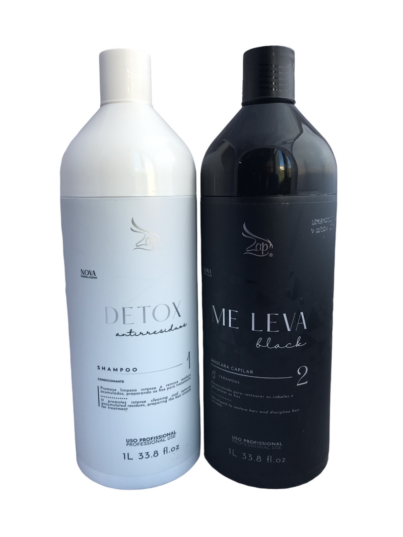 ZAP ME LEVA TRATAMIENTO PARA EL PELO KIT 1000ml/33,8fl.Oz. - Keratinbeauty