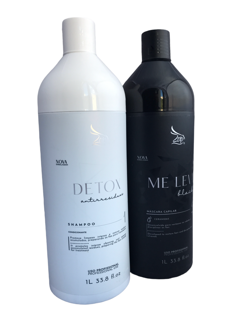 ZAP ME LEVA TRATAMIENTO PARA EL PELO KIT 1000ml/33,8fl.Oz. - Keratinbeauty