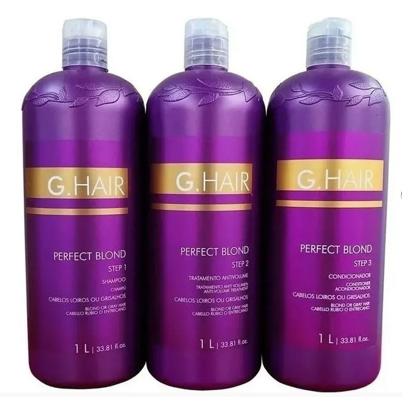 INOAR GERMAN FORMULA KERATIN G HAIR PERFECT BLOND TREATMENT 33,81oz. (1L) KIT - Keratinbeauty