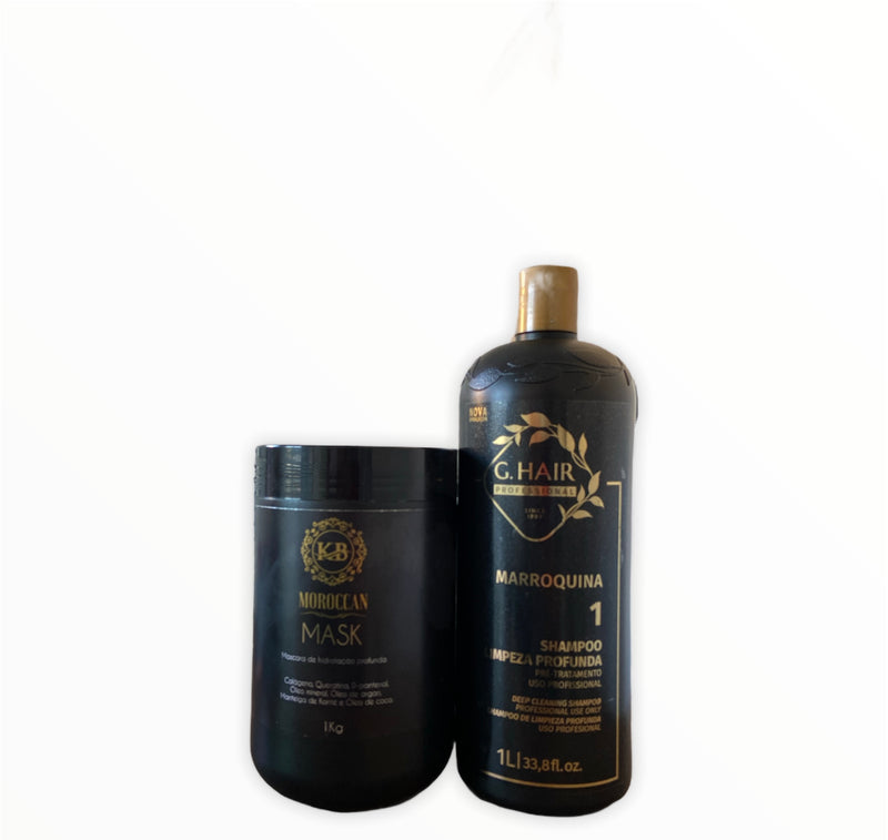 KB MOROCCAN BRAZILIAN KERATIN DOUBLE TREATMENT 2000ml - Keratinbeauty