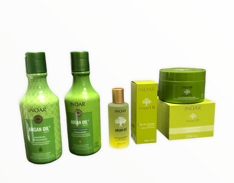 Inoar Argan Oil Full Home Care  Kit - Keratinbeauty