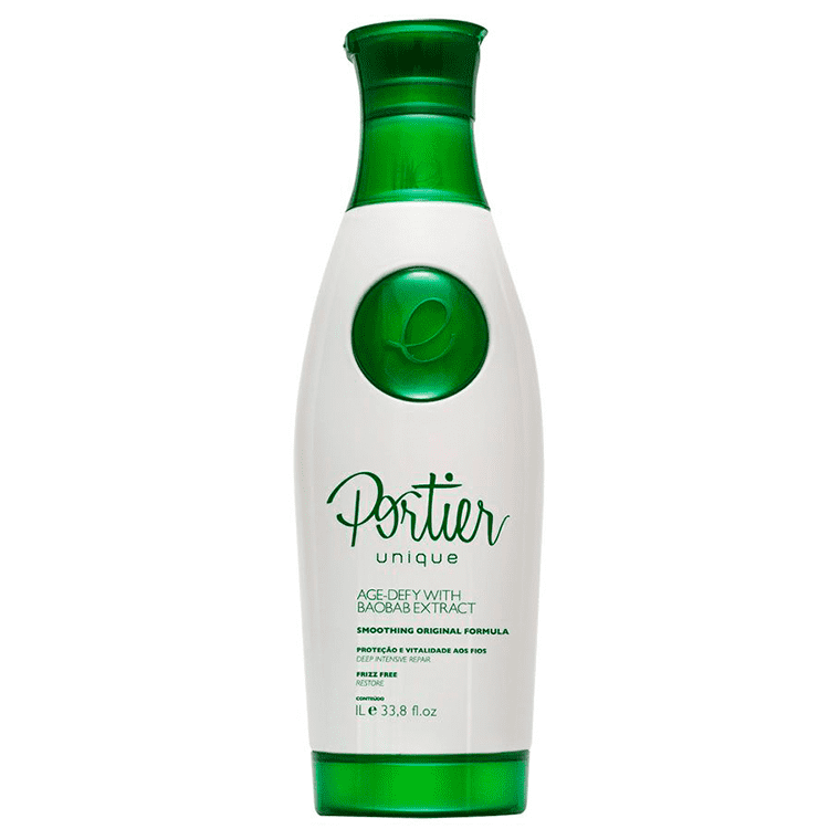 PORTIER UNIQUE BRÉSILIEN TRAITEMENT DES CHEVEUS SANS FORMALDEHYDE 1000ml / 33.8fl.oz. - Keratinbeauty