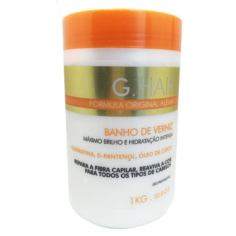 G HAIR BRILLIANCE MASK BANHO DE VERNIZ 1Kg/33,8fl.oz - Keratinbeauty