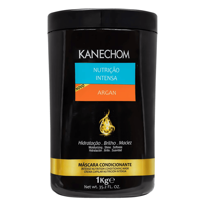 KANECHOM ARGAN MASCARA DE TRATAMIENTO PARA EL PELO 1000g/35,2fl/Oz. - Keratinbeauty