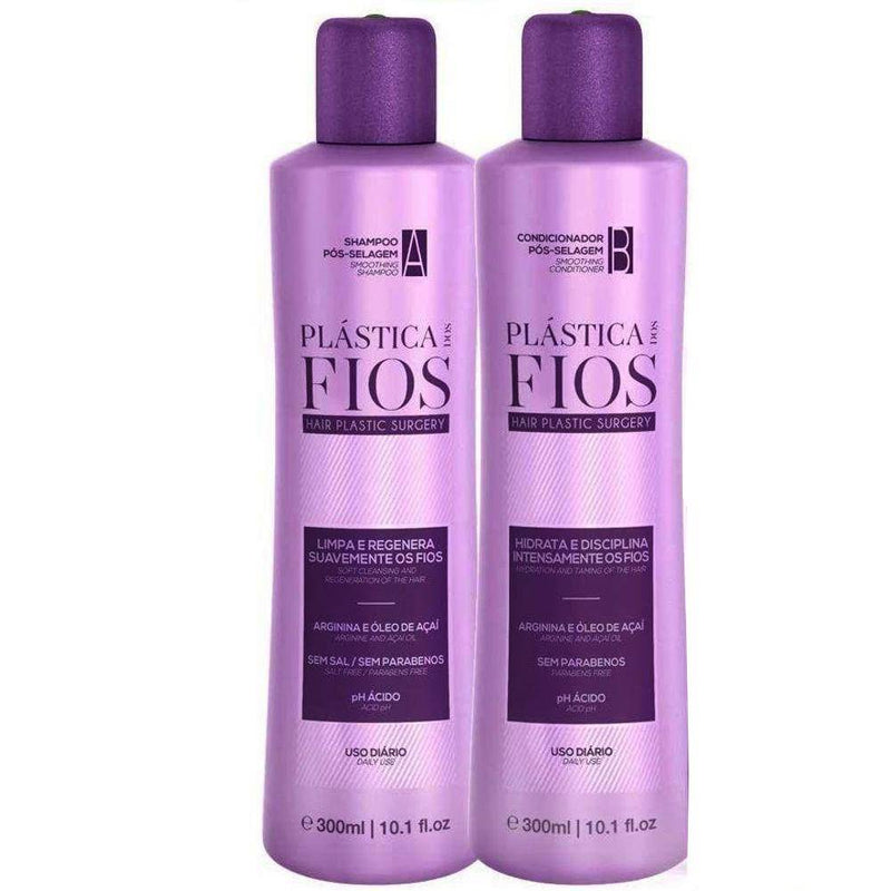 CADIVEU PLASTICA DOS FIOS POST TREATMENT KIT 300ml/10,1fl.oz - Keratinbeauty