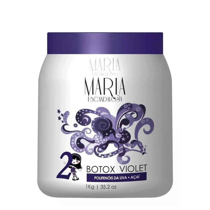 Maria Escandalosa Violet Btox Matizador for Blond Hair 1KG - Keratinbeauty