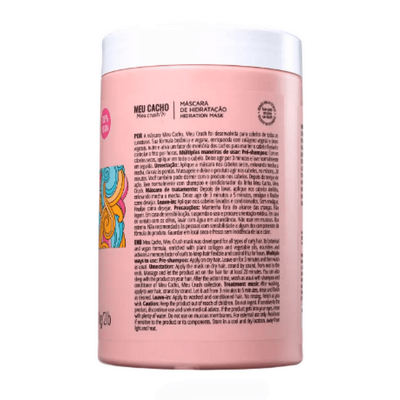 Inoar Hydration Mask Zero My Curl My Crush 1KG - Keratinbeauty