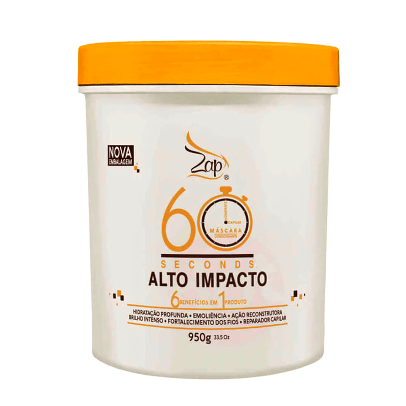 Zap High Impact Mask 60 Seconds 950g - Keratinbeauty