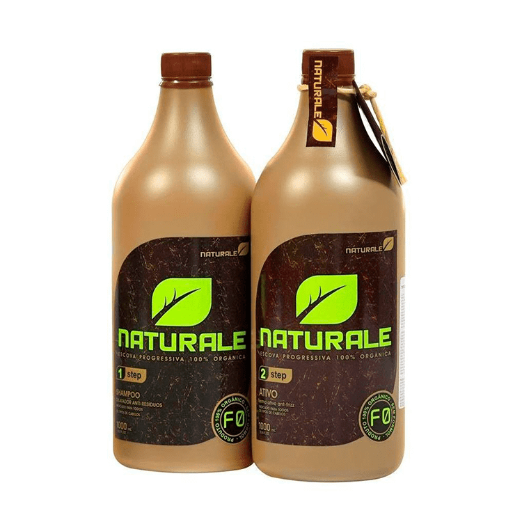 NATURALE  ORGANIC BRAZILIAN KERATIN TREATMENT BLOW DRY  2X 1000ml/33,8 fl.oz. - Keratinbeauty