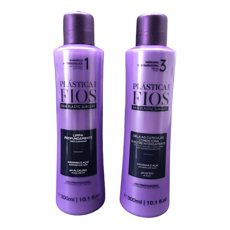 CADIVEU PLASTICA DOS FIOS INTENSE HAIR NURSING KIT 300ml - Keratinbeauty