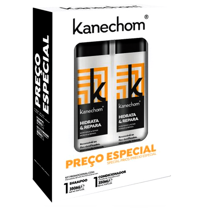 Kanechom Kit Moisturizes And Repairs Shampoo + Conditioner 350ml - Keratinbeauty