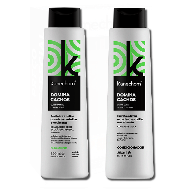 Kit Kanechom Domina Cachos Shampoo & Conditioner 350ml - Keratinbeauty